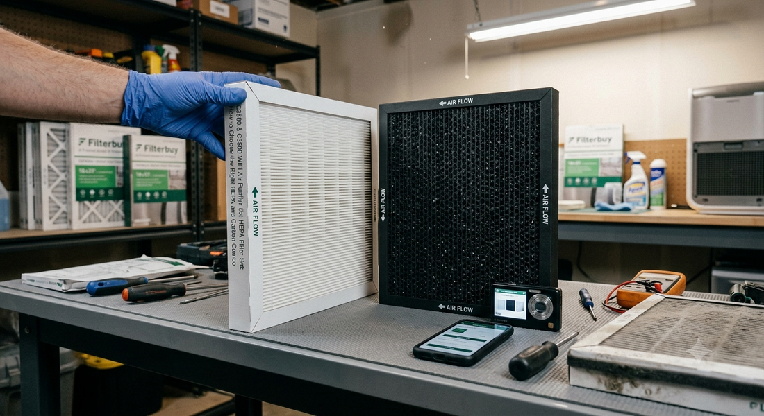C3500 and C3500 WIFI Air Purifier Replacement Filter Set: How to Choose the Right HEPA and Carbon Combo