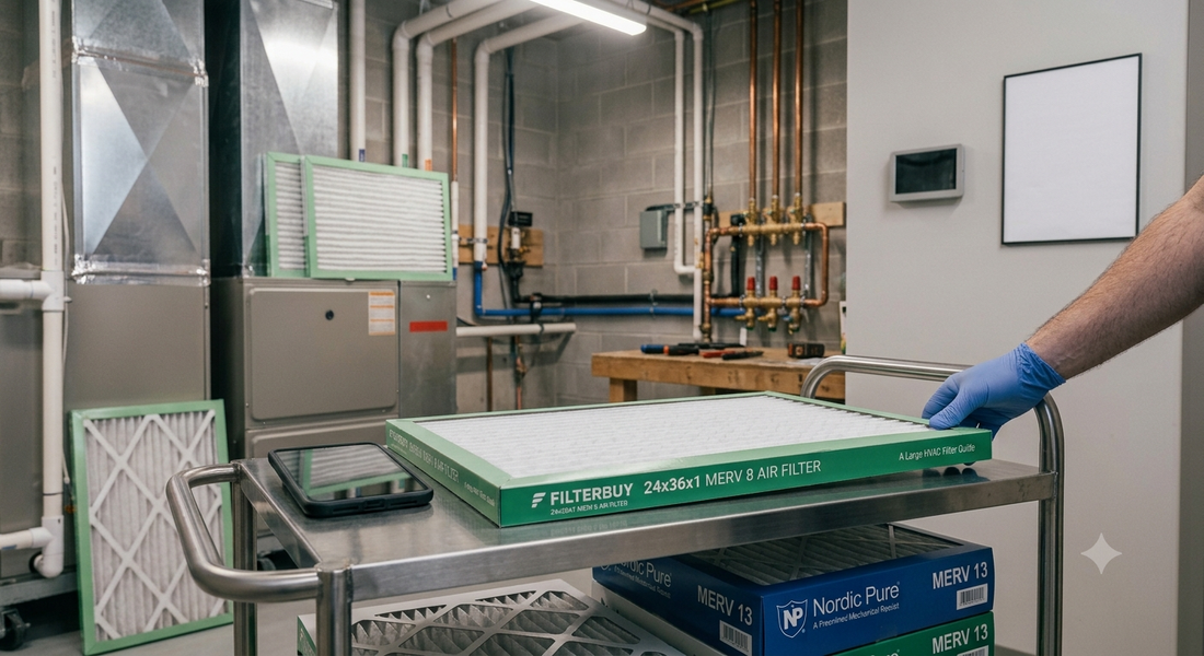Filterbuy 24x36x1 Air Filter MERV 8: What to Check Before Buying a Large HVAC Filter