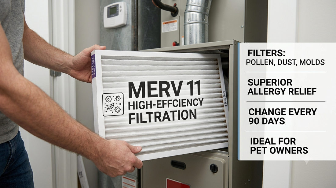 MERV 11 Air Filters: What Homeowners Should Know Before Buying