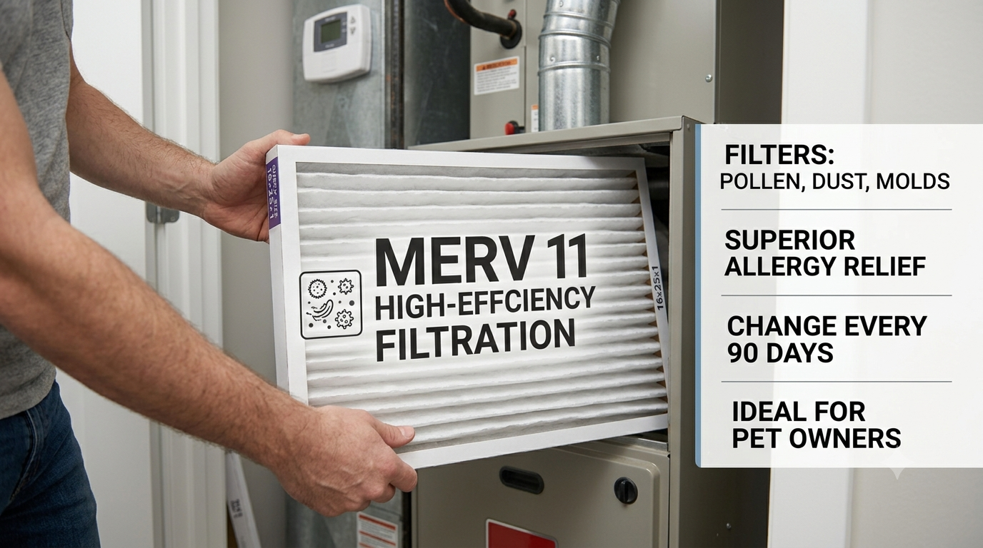 MERV 11 Air Filters: What Homeowners Should Know Before Buying