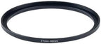 YAMAFOO 77mm to 82mm Step-Up Ring/Step Down Rings Filter Adapter for All Brands UV ND CPL Metal Ring Step-Up Rings Adapter Filter,Black (77-82)