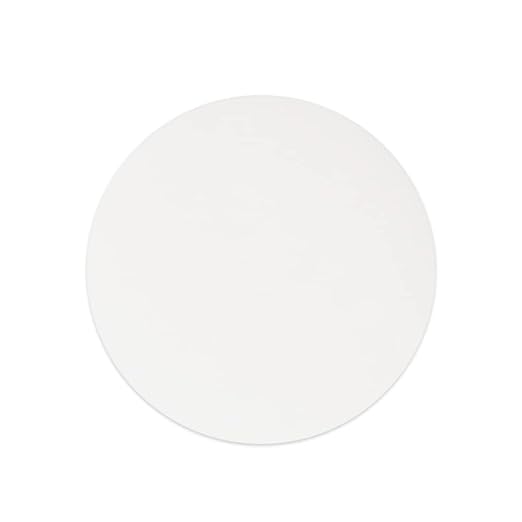 stonylab Quantitative Filter Paper, 100 Pack Slow Flow Rate Cellulose Filter Paper Circles with 10 Micron Particle Retention, 94 mm Diameter