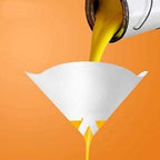 100PCS of Paper Paint Strainers with 100 μm Filter Tips and 1 PCS Stretch Silicone Funnel, Filter Tip Cone Shaped Nylon Mesh Funnel W/Hooks&paint resin filter
