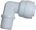 YZM Quick Connect fittings RO Water Filters (5pack, Elbow, 1/8" Male x 1/4" OD tube)