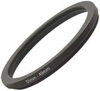 Metal Step-Up/Down Ring Adapter Compatible with Mirrorless Cameras DSLR Lens, UV CPL ND Filter Thread Converter, Black (55-46)