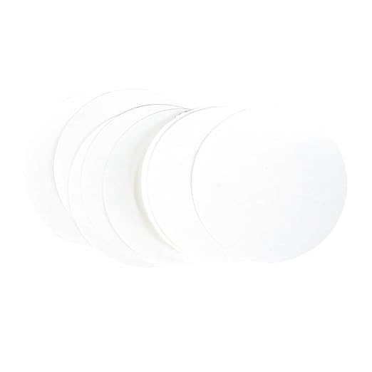 Hydrophilie PTFE Membrane Filter,PTFE Disc Membrane Micrometer Filter,Hydrophilicity Polytetrafluoroethylene Microporous Micron Millipore Filtration,50 Sheet/Pack (50mm Diameter,1.0µm Pore Size)