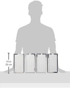 Medify MA-15 Set Genuine Replacement Filter for Allergens, Smoke, Wildfires, Dust, Odors, Pollen, Pet Dander | 3 in 1 with Pre-filter, HEPA H13 and Activated Carbon | Removal to 0.1 Microns | 2-Pack