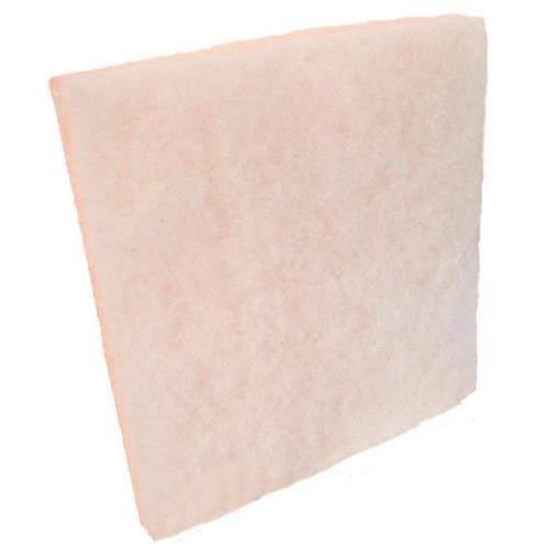 Furnace/Air Handler/HVAC Air Filter Media Roll, Orange/White MERV8 Polyester Media - 1 inch x 25 inch x 5 foot - Cut to Size