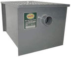 Commercial Carbon Steel Grease Trap Interceptor 30lb - PDI Approved - NSF