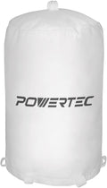 POWERTEC 70333 Dust Collector Bag, 21" x 31", 1 Micron Filter, For JET, Grizzly, Shop Fox, Wen, Harbor Freight, and POWERTEC DC-1512