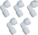 YZM Elbow Male Thread Adapter 1/4" Male x 1/4" OD Tube Quick Connect.