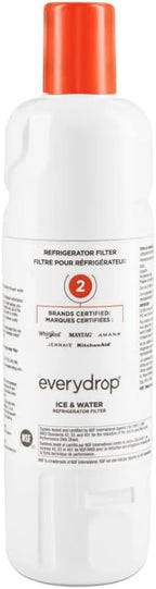 everydrop® by Whirlpool Ice and Water Refrigerator Filter 2, EDR2RXD1, Single-Pack
