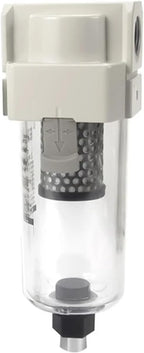 Vacuum Water Droplet Separator Pipeline Filter AMJ AMJ3000-03B AMJ4000-04B-C 1Pcs(AMJ3000-03B)