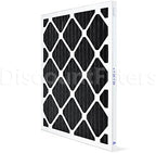 AIRX FILTERS WICKED CLEAN AIR. ODOR 18x20x1 MERV 7 Carbon Pleated Air Filter Great For Homes With Dogs Cats & Pets - Made in the USA - Box of 6