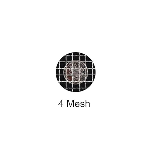 1pc Mesh Filtration Wire Screen, 4 Mesh Size 7.5-100cm Weave Wire Mesh Sheet, for Industrial Filters Sheet Filtration Screen(12 * 12 inch)