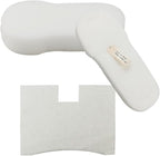 Dttery Filter Replacement for Shark Vertex UltraLight DuoClean PowerFins Corded Stick Vacuum HZ2000 HZ2002 HZ251 HZ602 HZ702, Part XFFKHZ2000 XPMFHZ2000, 4 Foam and Felt, 4 Post Motor Filters
