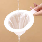 Kitchen Ultra-Fine Nylon Mesh Strainer I Filter Spoon Sieve For Soy Milk, Coffee, Milk, Yogurt, Juice, Enzymes, Honey, Wine, Rice Milk, Tofu brain