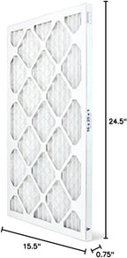 AIRX FILTERS WICKED CLEAN AIR. DUST 16x25x1 MERV 8 Pleated Air Filter - Made in the USA - Box of 6