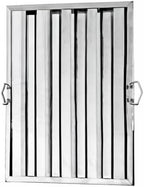 New Star Foodservice 54408 Stainless Steel Hood Filter 20" W x 25" H, Set of 6