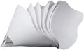 50Pieces 3D Printer Filter Resin Filter White Paper Cup 3D Printer Thicker Funnel Photocuring Consumables White