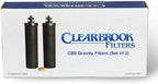Authentic CB9 Clearbrook 9-Inch Gravity-Fed Water Filter Systems, Replacement For Berkey BB9-2 High-Performance Water Filtration, No Electricity Needed (Set of 2)