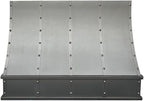 CT Copper Tailor Sloped Copper Vent Hood Wall Mount,54'' W,42''H,1260 CFM Exhaust Fan,Stainless Steel Vent,LED Light,Dishwasher-Safe Baffle Filters,VH8TR1