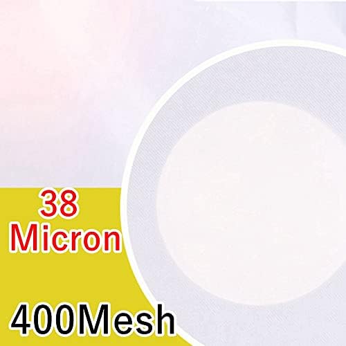 Fine Filter Mesh Nylon Fabric, Recycling Screens for Kitchen Filtration Food Wine 80-500 Mesh(400mesh 38micron,1x10 meter)