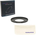 YAMAFOO 37mm to 62mm Step-Up Ring/Step Down Rings Filter Adapter for All Brands UV ND CPL Metal Ring Step-Up Rings Adapter Filter,Black (37-62)