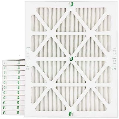 Glasfloss ZL 16x20x1 MERV 13 (FPR 10) Air Filters for AC and Furnace. Case of 12. Actual Size: 15-1/2 x 19-1/2 x 7/8
