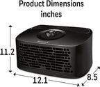 Honeywell HPA020 HEPA Air Purifier, Airborne Allergen Reducer for Small Rooms (90 sq ft), Black - Wildfire/Smoke, Pollen, Pet Dander, and Dust Air Purifier