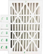Glasfloss ZL 12x24x4 MERV 13 (FPR 10) 4" Inch Air Filters for AC and Furnace. Case of 6. Actual Size: 11-3/8 x 23-3/8 x 3-3/4