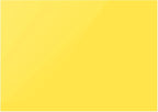 uxcell 4Pcs A4 Gel Light Lighting Filter Overlay Transparent Color Correction Plastic Vinyl PVC Sheets Photography Television Yellow,0.3mm