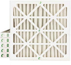Glasfloss ZL 25x25x2 MERV 13 (FPR 10) 2" Inch Air Filters for AC and Furnace. Case of 12. Actual Size: 24-1/2 x 24-1/2 x 1-3/4
