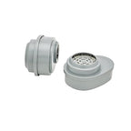 MSA 815641 Advantage Respirator Cartridge - Iodine Vapor/P100 (GMI), Quantity: 2 per Pack, Chemical and Combination Air-Purifying Respirator Cartridge
