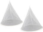 KICHOUSE 2pcs Gauze Filter Net for Honey Fine Mesh Honey Strainer Tool for Home and Kitchen Use Reusable and Easy to Clean and Filtering Waste