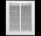 HVAC Premium 10 x 12 Duct Opening Steel Return Air Filter Grille, for 1-inch Filter, Removable Door, Flat Stamped HVAC Vent Cover Grille, Outer Dimensions 12.5 x 14.5