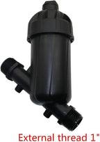 Durable Multi-Size Y Strainer 3/4 to 1 - Inline Mesh Filter for Farm Equipment & Garden Hose Water Treatment(1")
