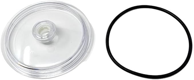 Replacement for Intex 26337EH Leaf Trap Cover Lid for 12 Inch Sand Filter Pumps + O-Ring