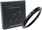 YAMAFOO 46mm to 52mm Step-Up Ring/Step Down Rings Filter Adapter for All Brands UV ND CPL Metal Ring Step-Up Rings Adapter Filter,Black (46-52)