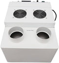 Commercial Ultrasonic Humidifier 12kg/h Portable Continuous Cool Mist Maker Industrial Humidifier with Humidistat and Remote Sensor for Greenhouse Large Room Two Mist Outlet