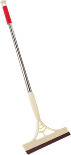 Multi-Function Window Squeegee with Water Scraper for Wet and Dry Cleaning, Khaki Bathroom Cleaner Tool for Shower Doors, Mirrors, Glass and Screen Surfaces