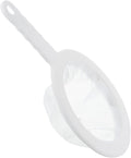 PATIKIL 9"x6" Food Filter Strainer, 100 Mesh, White, Polypropylene, Nylon