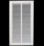 HVAC Premium 12 x 22 Duct Opening Steel Return Air Filter Grille, for 1-inch Filter, Removable Door, Flat Stamped HVAC Vent Cover Grille, Outer Dimensions 14.5 x 24.5