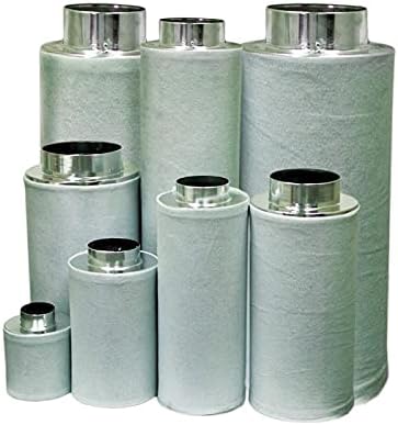 Funk Filters 4" x 8" Activated Carbon Scrubber Odor Control Filters + Prefilter
