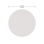 Labasics Qualitative Filter Paper Circles, 70 mm Diameter Cellulose Filter Paper with 15-20 Micron Particle Retention Medium Filtration Speed, Pack of 100