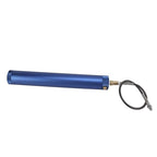 High Pressure Air Filter Oil Water Separator, Compressor Filtration System, 4500psi Aluminium Alloy L340mm OD50mm Blue, Oil Water Filter with Safety Valve for Diving and Industrial