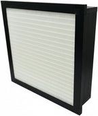 24x24x4 Mini-Pleat Synthetic Panel Air Filter – 4” – Box Plastic Frame – MERV 14 ASHRAE 52.2 – High-Efficiency HVAC Filter for Commercial & Industrial Use – (Pack of 3)
