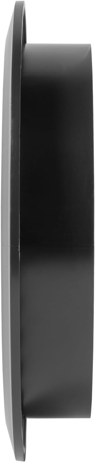 Vent Systems 5'' Inch - Black - Pack of 2 - Soffit Vent Cover - Round Air Vent Louver - Grill Cover - Built-in Insect Screen - HVAC Vents for Bathroom, Home Office, Kitchen