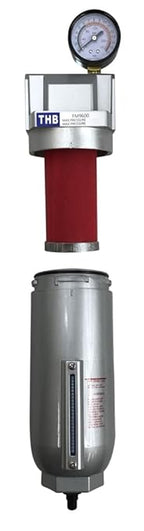 3/4" NPT Industrial Coalescing 0.01u Micron Filter Removes 99.98% of Oil, Moisture Vapor, Aerosols from Compressed Air Lines, 11oz Bowl, Auto Drain