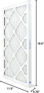 AIRX FILTERS WICKED CLEAN AIR. 12x20x1 Air Filter MERV 13 Pleated HVAC AC Furnace Air Filter, Health 6-Pack, Made in the USA